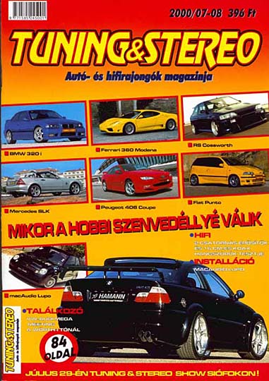 A 2000. j�lius-augusztusi sz�m c�mlapja