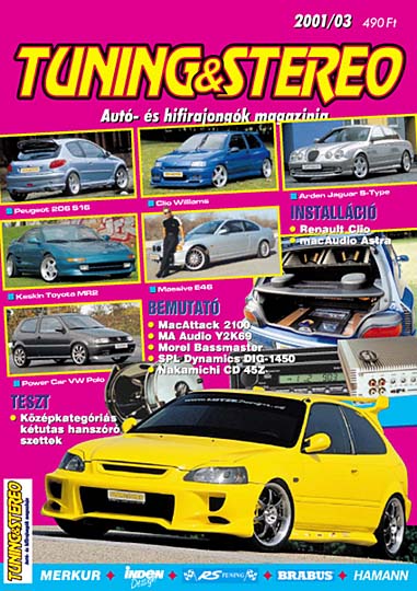 A 2001. m�rciusi sz�m c�mlapja