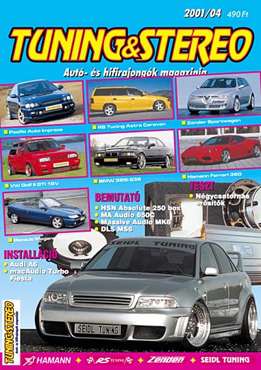 A 2001. �prilisi sz�m c�mlapja