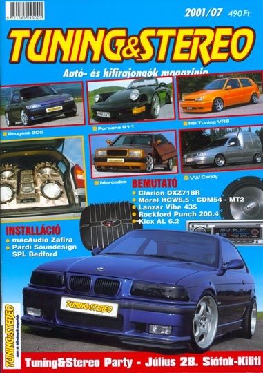 A 2001. j�lius-augusztusi sz�m c�mlapja
