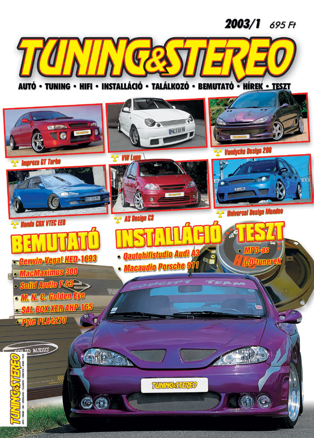 A 2003. Janu�ri sz�m c�mlapja